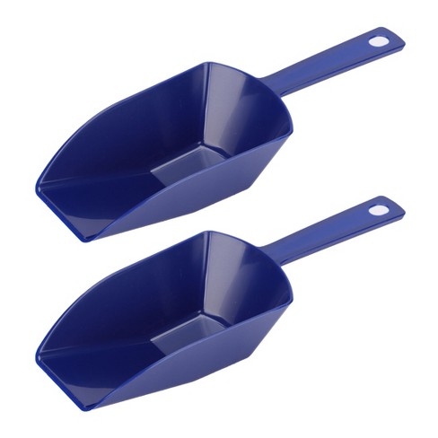 Unique Bargains Kitchen Plastic Flour Sugar Spice Cereal Rica Ice Cream  Scoops Dark Blue 2 Pcs : Target