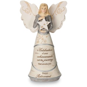 Pavilion Gift Company - Retirement - 6.5" Angel Holding Star - Decorative Objects - 1 of 4
