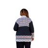 Women's Printed Long Sleeve Knitted Sweater - Plus - On The Plus Side - 2 of 3