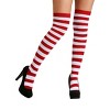 HalloweenCostumes.com One Size Fits Most Women Women's Red and White Striped Socks | Adult Festive and Fun Accessories, White/Red - 2 of 2