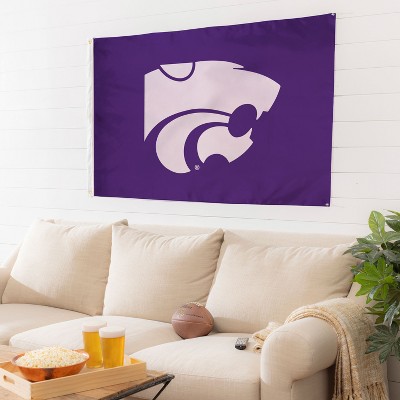 Evergreen Kansas State University 3' x 5' Indoor Outdoor Flag for Home Apartment Dorm Rooms