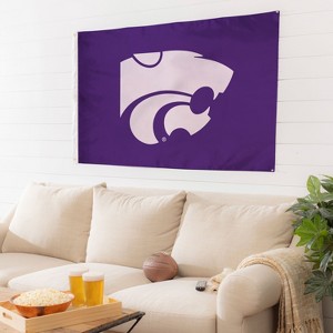 Evergreen Kansas State University 3' x 5' Indoor Outdoor Flag for Home Apartment Dorm Rooms - 1 of 1