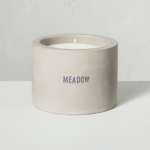 Mini Cement Meadow Soy Blend Jar Candle Gray 5oz - Hearth & Hand™ with Magnolia - image 1 of 3