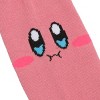 Kirby Big Face Pink Knit Casual Crew Socks - 2 of 3