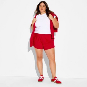 Women's Campus Mid-Rise Pull-On Shorts - Wild Fable™ - 1 of 3