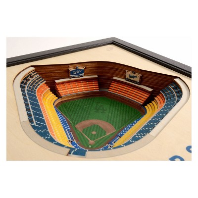 Los Angeles Dodgers 3D Stadium Replica Wall Art