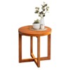 Karl Home|Fir Wood Outdoor Wood Side Table - 2 of 4