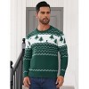 Clearlove Men's Casual Slim Fit U-Neck Pullover Long Sleeve Knitted Pullover Sweaters. - 3 of 4
