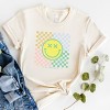 Simply Sage Market S.W.Smiley Four Square Smiley Face Short Sleeve Tee - 3 of 4