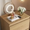 Famapy 2 Drawer Nightstand Set Bedroom Modern Designed Bedside Dresser End Table Chest - 4 of 4