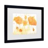 Trademark Fine Art Sheila Golden Sonoma Poppies Matted Framed Art - 3 of 4