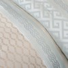 Lyngins 7-Piece Jacquard Comforter Set King Size, Neutral Geometric Bedding Set with Comforter, Shams, Bed Skirt & Decorative Pillows, Hypoallergenic - 3 of 4