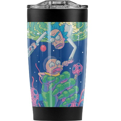 Rick And Morty Rick And Morty Rescue Steel Tumbler 20oz Coffee Travel Mug