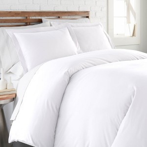 Southshore Fine Living Oversized Easy Care, wrinkle resistant, ultra-soft Duvet Cover Set with Shams - 1 of 4