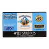 Henry & Lisa's Wild Sardines in Spring Water - Case of 12/4.25 oz - 2 of 4