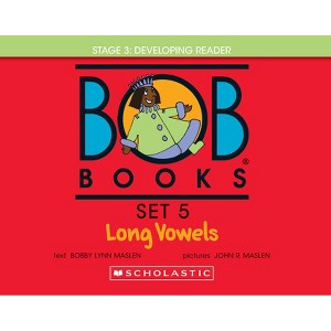 Bob Books - Long Vowels Hardcover Bind-Up Phonics, Ages 4 and Up, Kindergarten, First Grade (Stage 3: Developing Reader) - by  Bobby Lynn Maslen - 1 of 1
