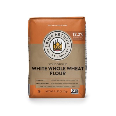 King Arthur Flour Unbleached White Whole Wheat Flour - 5lbs