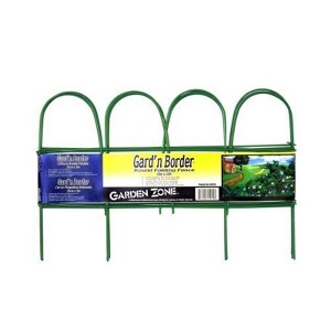 Origin Point Garden Craft Round Folding Border Fence, Green, 10'L x 10" H - 1 of 1