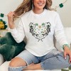 Simply Sage Market Women's Skeleton St. Patrick's Heart Long Sleeve Garment Dyed Tee - 2 of 4