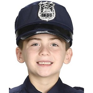 Aeromax Police Cap Adjustable Child Costume Hat | Youth Size - 1 of 2