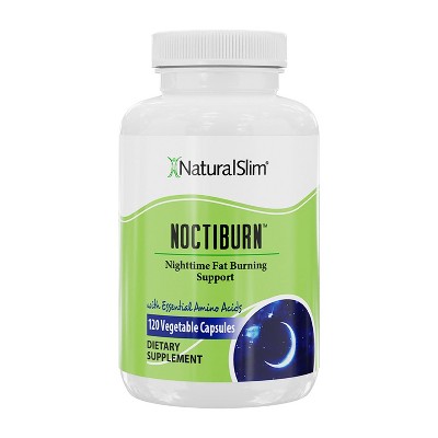 NaturalSlim NoctiBurn Night Fat Burner & Metabolism Support, 120 Capsules