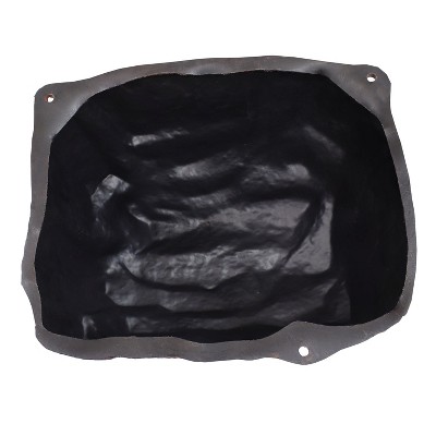 Brown Weather-Resistant Polyresin Garden Stone Set with Stakes