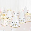 Sparkle and Bash 24-Pack Cat Party Cone Hats for Kitten Themed Kids Birthday Supplies and Decorations, White - 2 of 4
