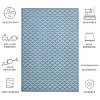 Courtyard CY6919 UV & Stain Resistant Non-Shedding Power Loomed Indoor/Outdoor Rugs - Safavieh - 3 of 4