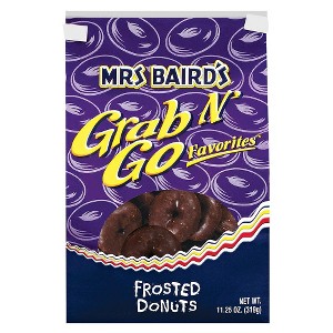 Mrs Baird's Grab N' Go Favorites Chocolate Frosted Donuts - 11.25oz - 1 of 4