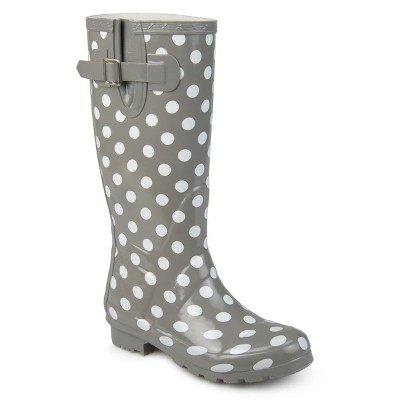 Journee Collection Womens Mist Block Heel Rain Boots