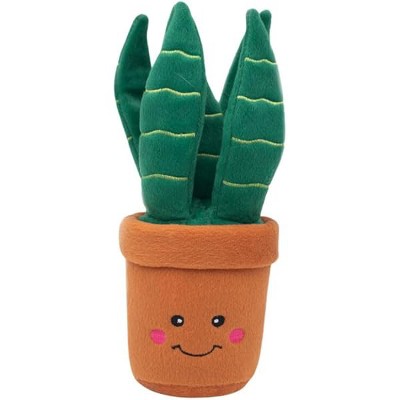 ZippyPaws Snake Plant Plush - Interactive Dog Toys to Keep Them Busy, Squeaky & Crinkly Pet Toy for All Breeds, for Small,...