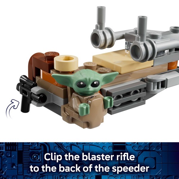 LEGO Star Wars Moto Veloz de The Mandalorian y Grogu 75436 3