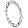 Pompeii3 1Ct Marquise & Round Diamond Eternity Wedding Stackable Ring 14k Gold Lab Created - 2 of 4