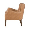 NicBex Faux Leather Accent Chair,Upholstered Living Room Chairs with Contoured Backrest and Solid Wood Legs,Accent Chairs for Living Room - 4 of 4