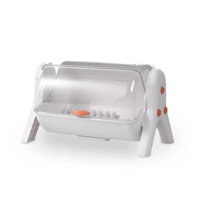 LunaLulinlk Kitchen Double Layer Cupboards Utensil Storage Box Plastic