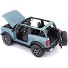 2021 Ford Bronco Badlands Blue "Special Edition" 1/18 Diecast Model Car by Maisto - 3 of 4