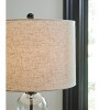 Signature Design by Ashley Airbal Contemporary 29.38" Glass Table Lamp, Set of 2, Black & Clear - 3 of 4
