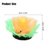 Unique Bargains Aquarium Silicone Simulation Coral Aquatic Plant Ornaments 2.36"x2.36" 1 Pc - 4 of 4