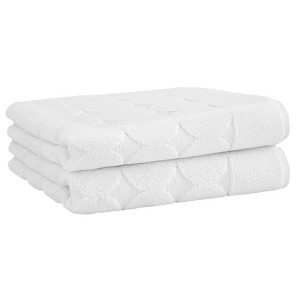Linum Home Textiles 100% Turkish Cotton Sinemis Circle Design Bath Mats (Set of 2) - 1 of 3