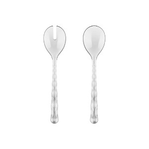 Guzzini Vanity Salad Servers, 10.8" Acrylic Crystal Utensils - Chic BPA-Free Translucent Design, Ergonomic & Dishwasher Safe - Clear - 1 of 2