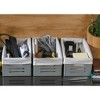 Creative Scents Wooden Gray Storage Bins - 2 of 4