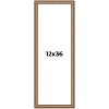 PosterPalooza | Panoramic Slim Profile Gold Picture Frame - UV Acrylic, Foam Board Backing, Hanging Hardware - 2 of 4