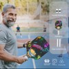 Aukfa Colorful graffiti Carbon Fiber Pickleball Paddle – Thermoformed One-Piece Design with UV Printed Matte Surface & 16mm Polypropylene Core - 2 of 4