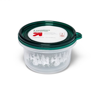 Round Food Storage Container - 22.3oz/2ct - up & up™