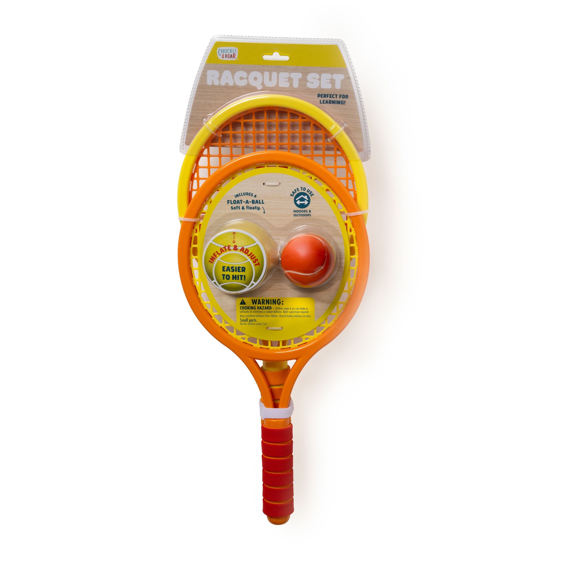 Chuckle & Roar Racquet Toy Tennis Sets - 4pc