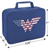 Wonder Woman Usa American Flag Logo Insulated Soft Sided Lunch Box - 2 of 4
