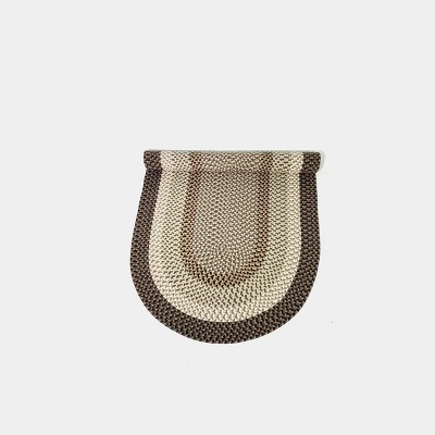 Colonial Mills Marin Braid - Natural 6 Ft x 9 Ft Oval Rug Indoor/Outdoor 100% Polypropylene