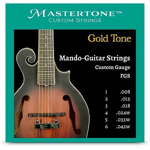Gold Tone FGS Custom Gauge Mando-Guitar Strings - 1 of 1