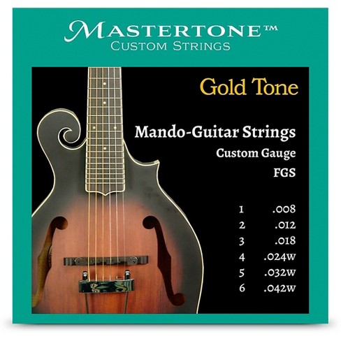 Gold Tone Fgs Custom Gauge Mando-guitar Strings : Target