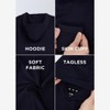 X RAY 3 Pack Kids And Boys 100% Cotton Long Sleeve Hoodie T-Shirts - 3 of 4